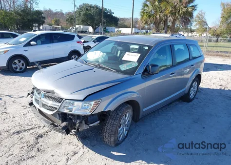 2015 Dodge Journey Se из США, поврежденный, VIN 3C4PDCAB6FT753354